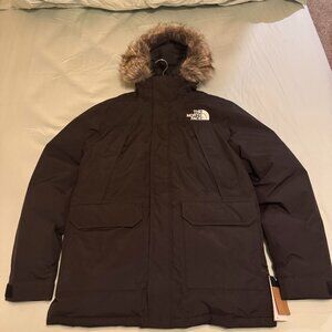 The North Face Men’s Arctic Parka Jacket Black Size M | 600 Fill Down Faux Fur H